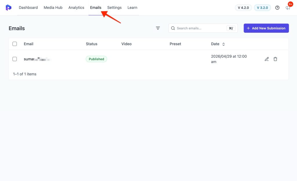 How To Capture Emails Presto Player Emails Submissions