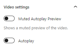 Muted Play option of Presto Player