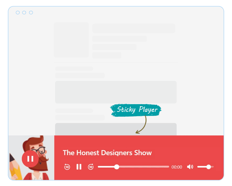 Sticky Player