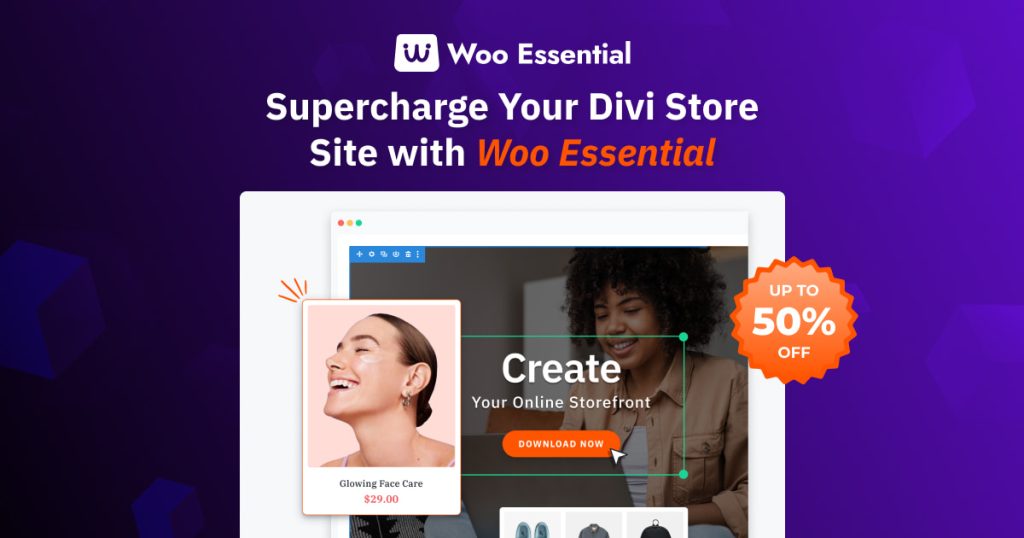 Woo Essential - Divi Shop Builder Banner