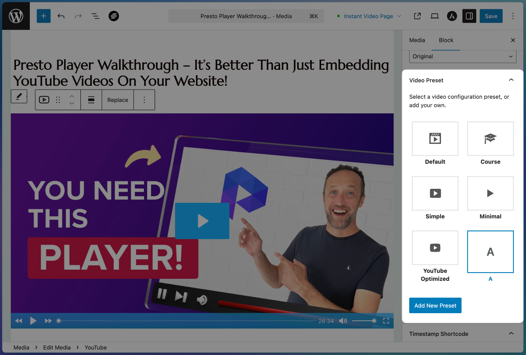 How to Use Video Presets in Presto Player – Layouts and Behavior Word Image 17928 1