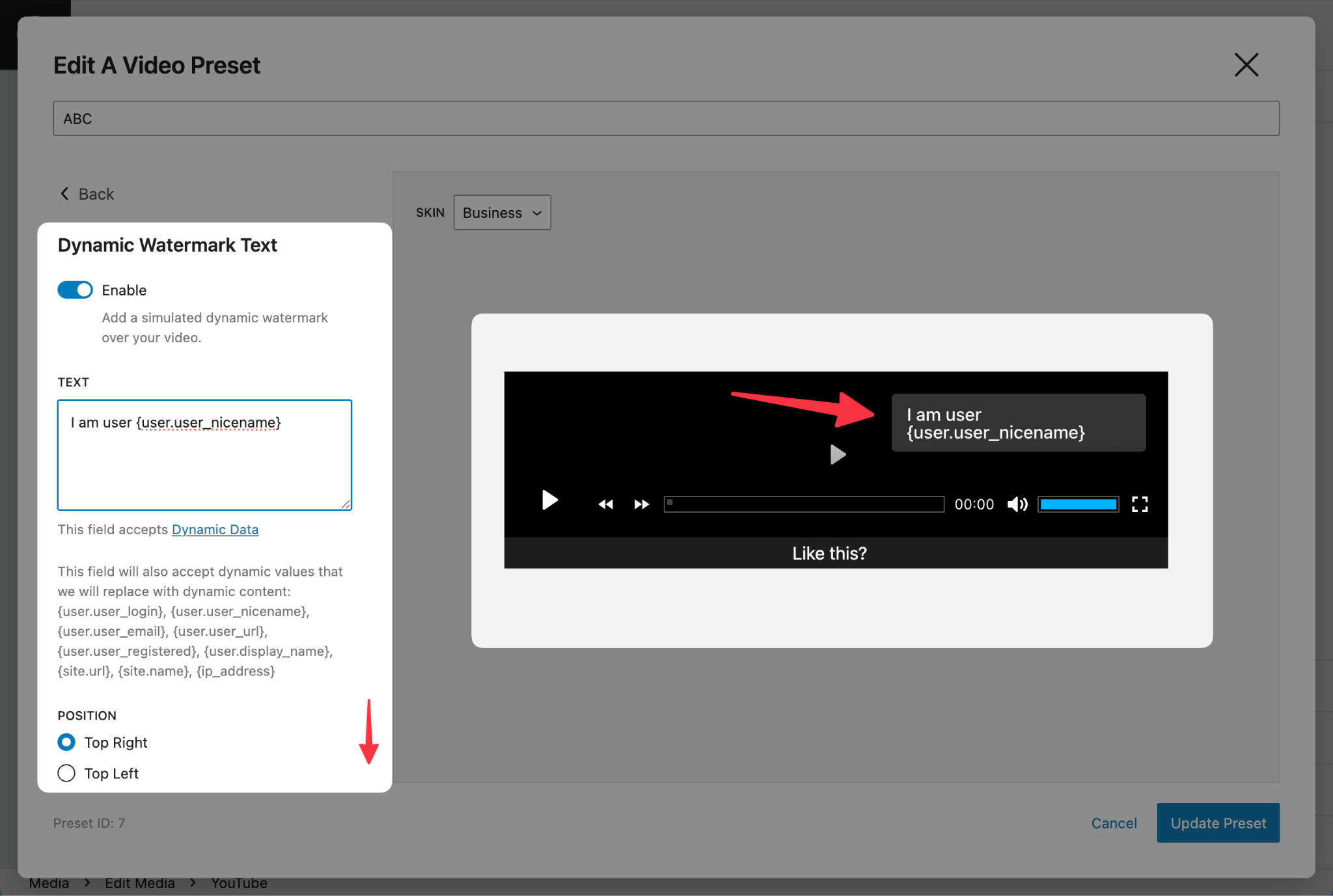 How to Customize Video Presets – Settings and Layout Options Word Image 17944 12