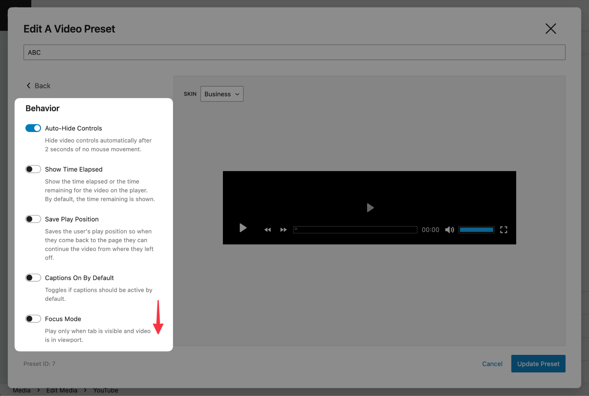 How to Customize Video Presets – Settings and Layout Options Word Image 17944 7