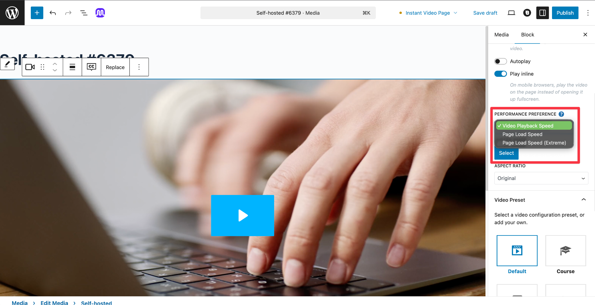 Performance Preferences Explained Individual Video Performance Options
