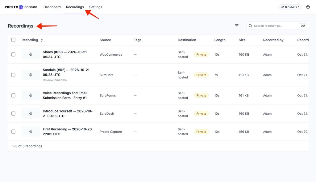 Understanding the Presto Capture Admin Panel bsf suman dashboard ‹ p… 2026 10 22 at 5.18.06 pm